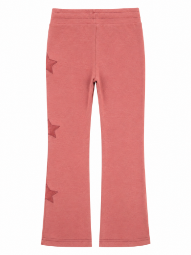 Bilde av WoolLand Sirdal flare star pants girl Burned Rose